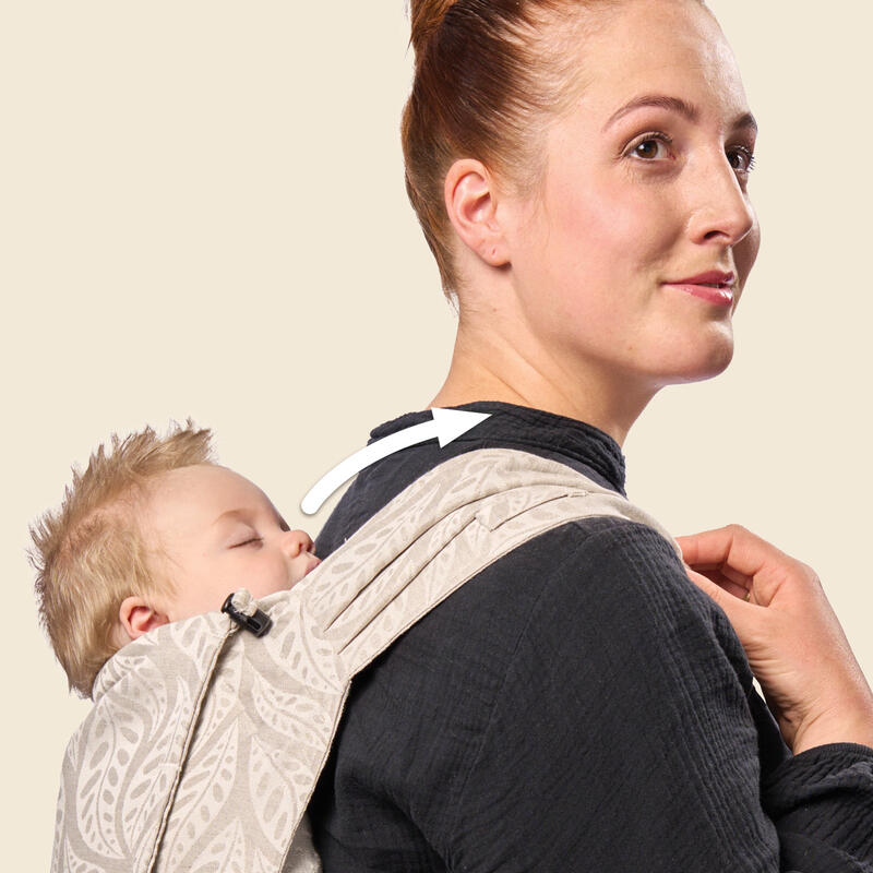 Stokke® Limas™ Carrier Back Carrying: Carrying high enough