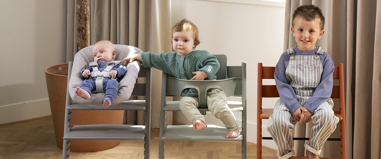 Baby, toddler and kid in TT chairs