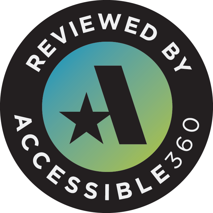 Reviewed by Accessible360 logo