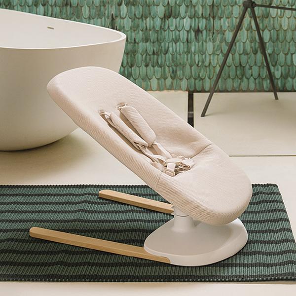 Yoga bouncer should be placed on a flat surface, like the floor