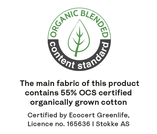 Certified organic blended cotton (OCS 100)