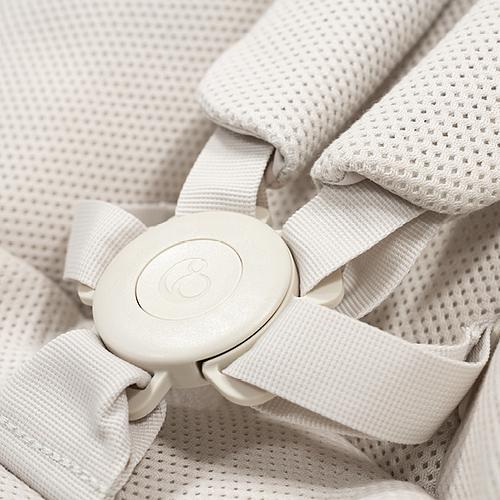 Yoga newborn bouncer has a 5-point harness for increased security.