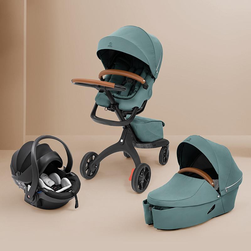 Stokke - Poussette Xplory V6, siège auto iZi Go Modular™ X1 Noir