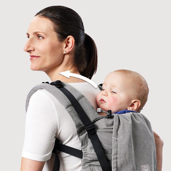 Stokke® Limas™ Carrier Flex Back Carrying: Carrying high enough