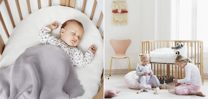 Stokke Sleepi make for beautiful sleep and play for babies and children