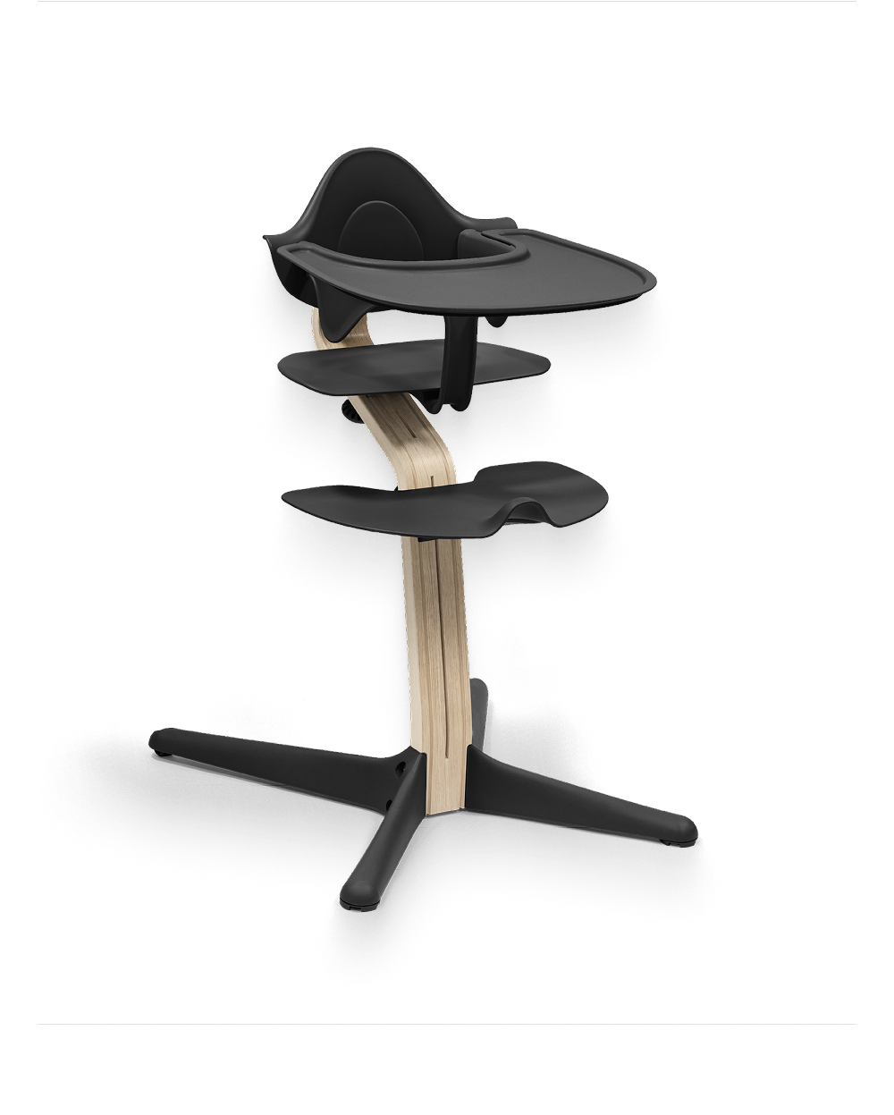Wood colour sample, Black.