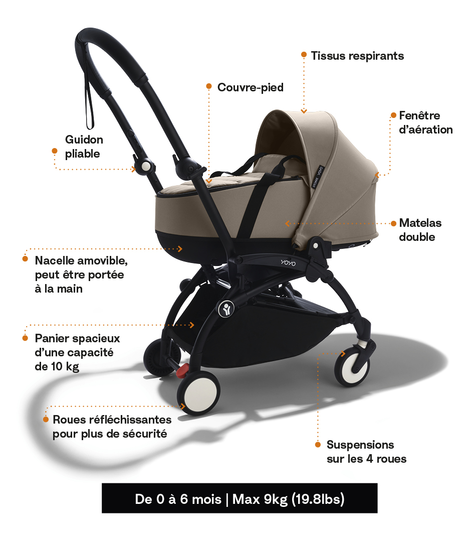 Poussette plus nacelle discount