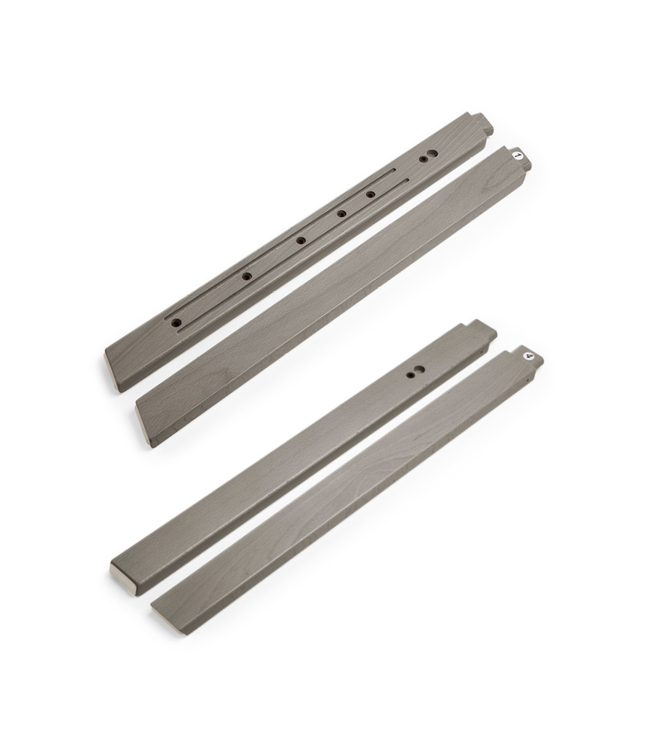 Stokke&reg; Steps&trade; Wood leg set, Hazy Grey. Accessories.