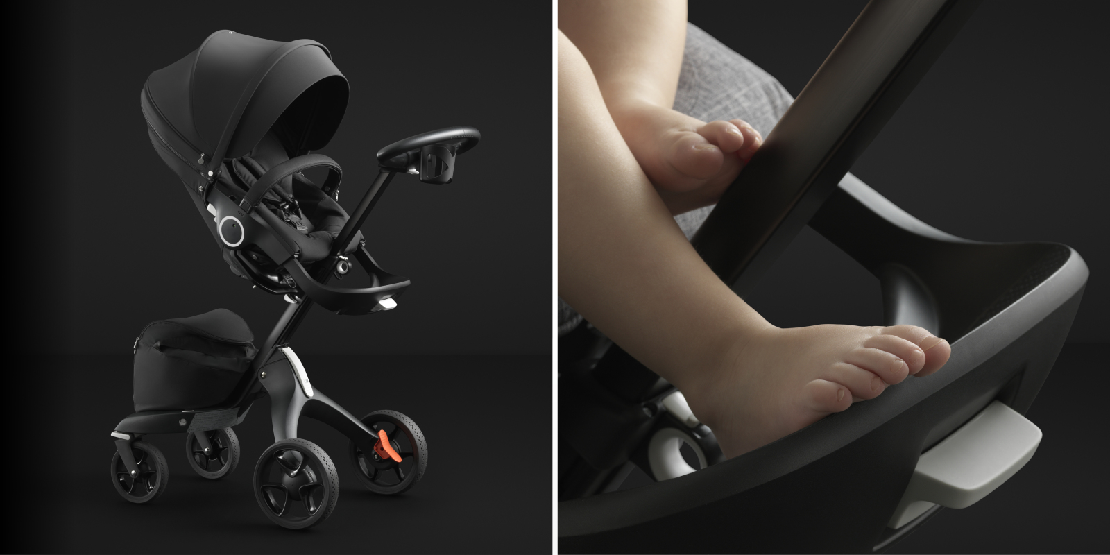 Stokke Xplory Black Gri Melanj