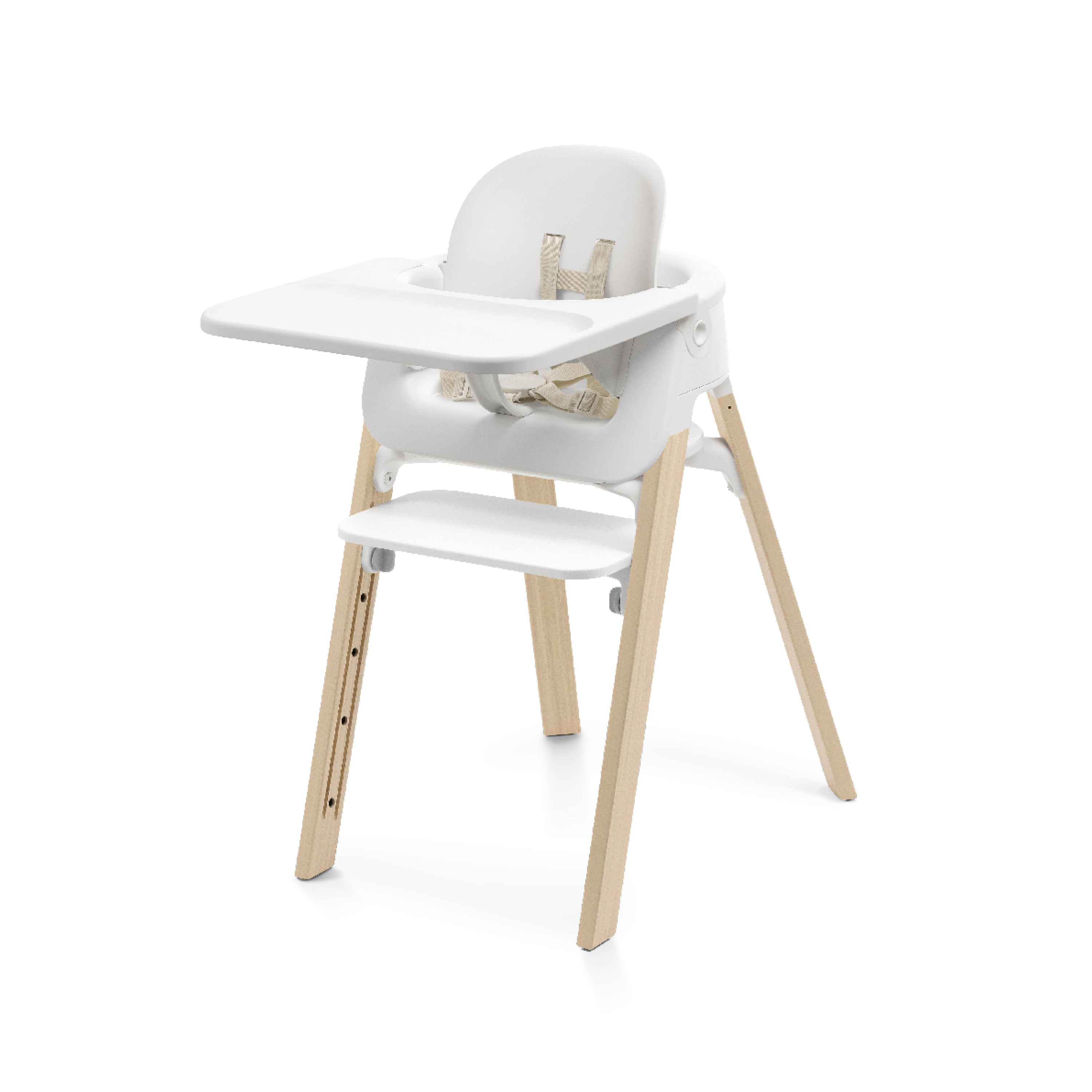 STOKKE 美品✨Steps Chair ストッケ ステップス チェア 白 Steps™ | The convertible high chair that adapts with your child