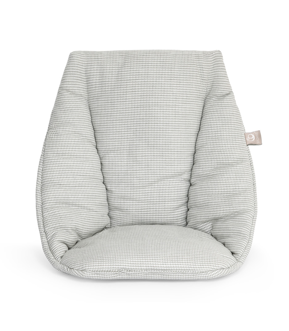 Oilcloth set seat cushion made of coated cotton for the Tripp Trapp high chair grey Combs