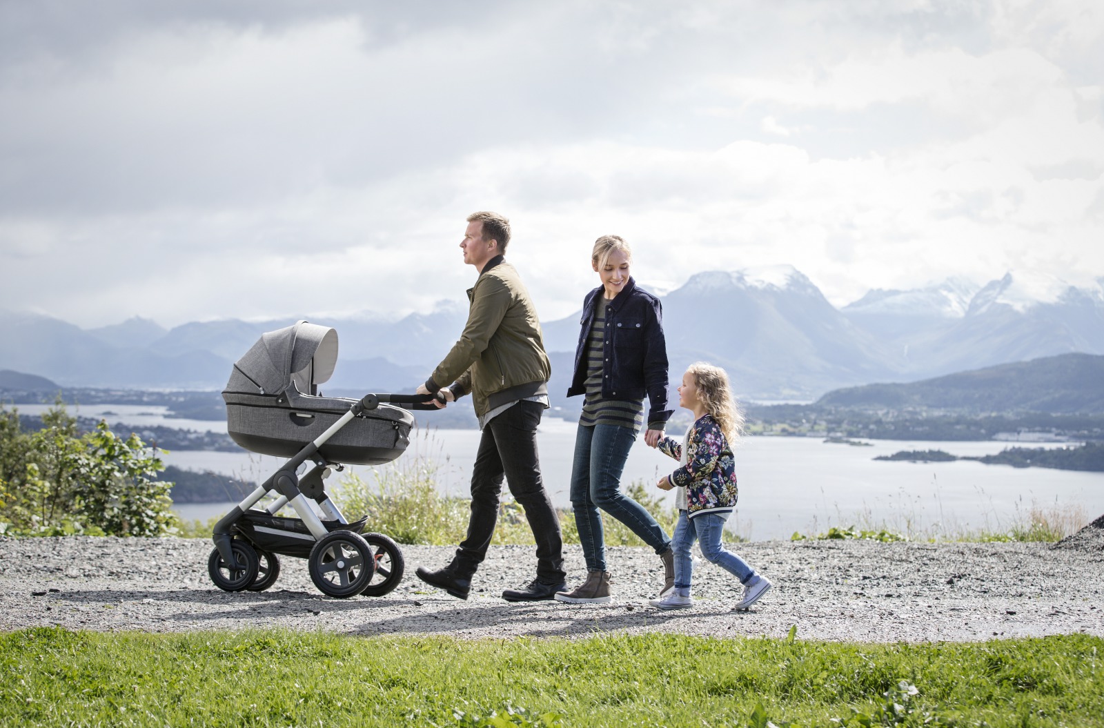 black melange stokke trailz