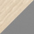 Stokke® Nomi® Colour swatch Natural wood and Grey plastic.