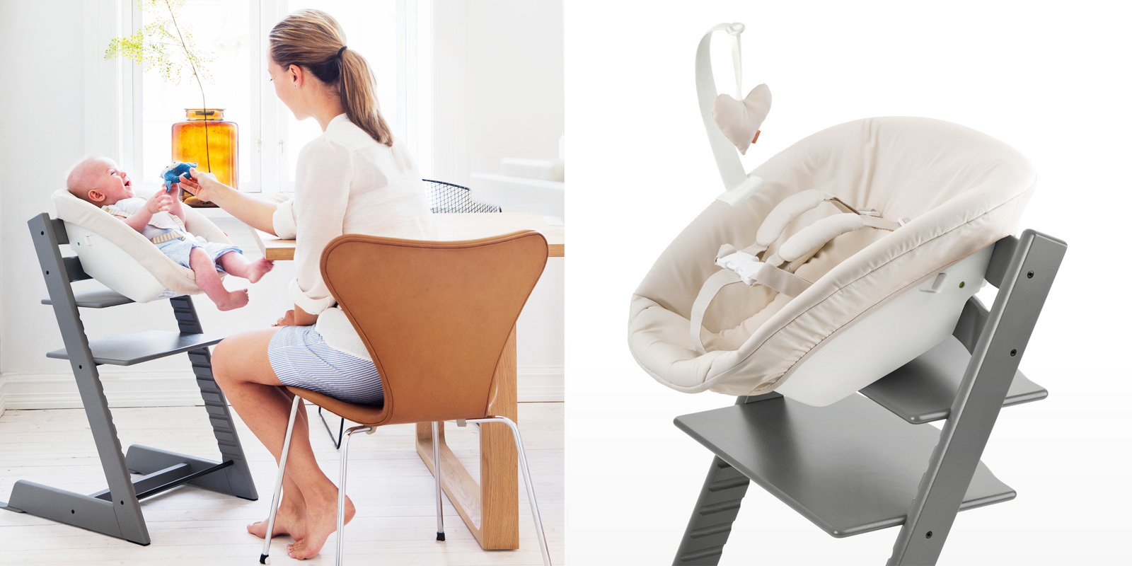 The original tripp trapp® high chair for babies, from stokke