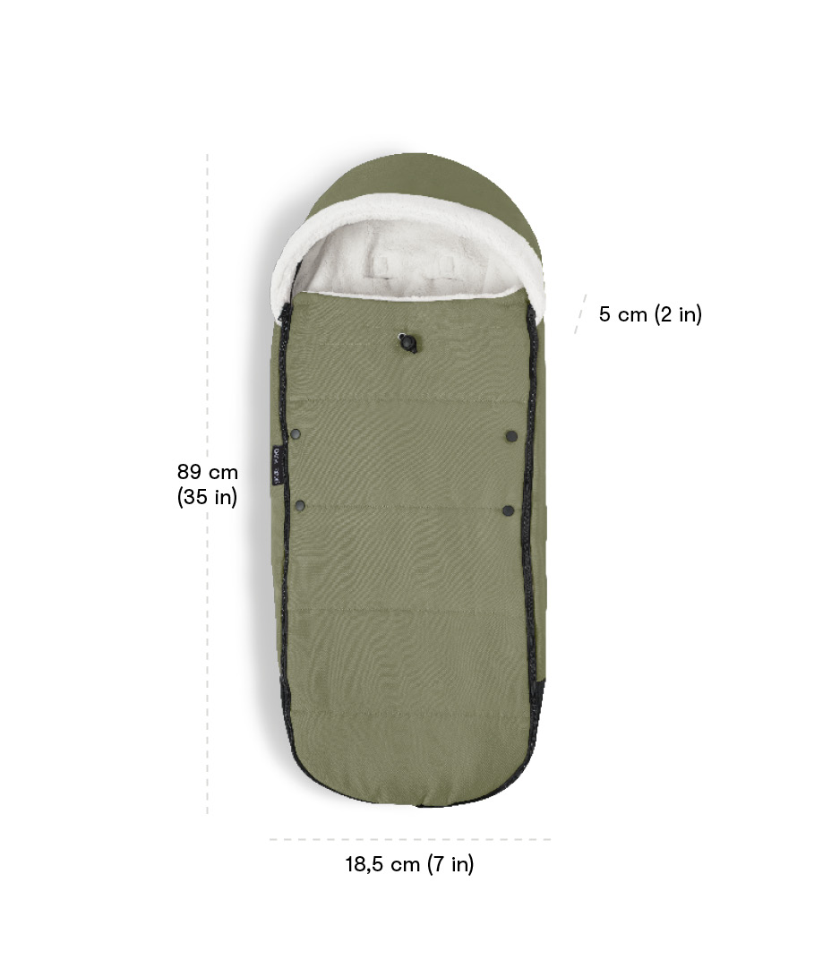 Babyzen footmuff peppermint 2025