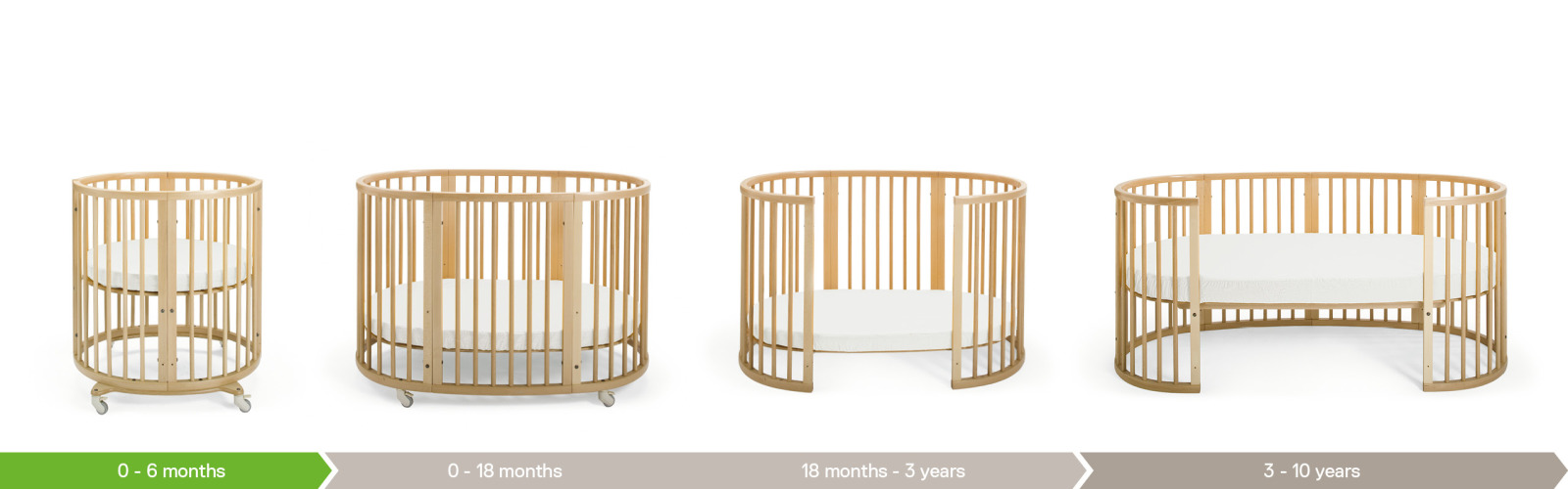 Stokke® Sleepi the baby cot that grows with your child