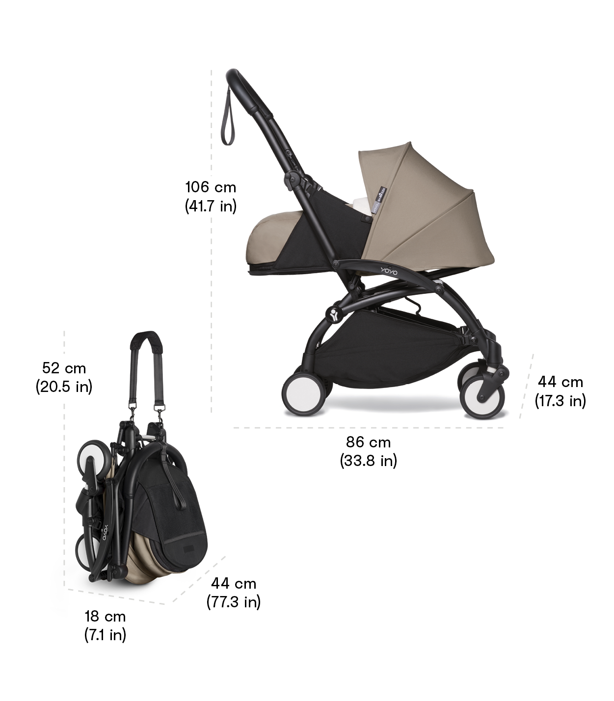 YOYO stroller for newborns Stokke