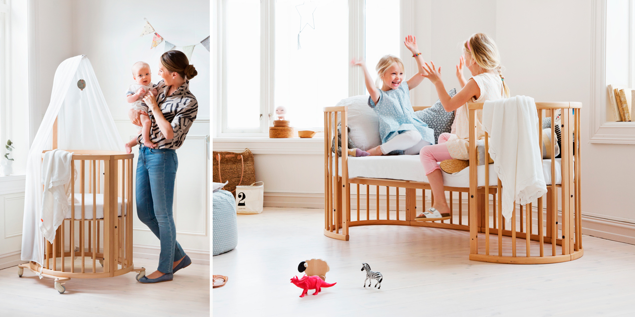 Stokke&reg; Sleepi&trade; Mini and Stokke&reg; Sleepi&trade; Junior Bed.