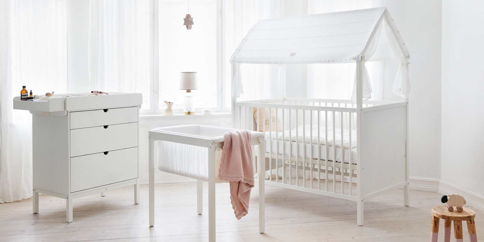 Stokke Home Cradle White Stokke Home Cradle For Web