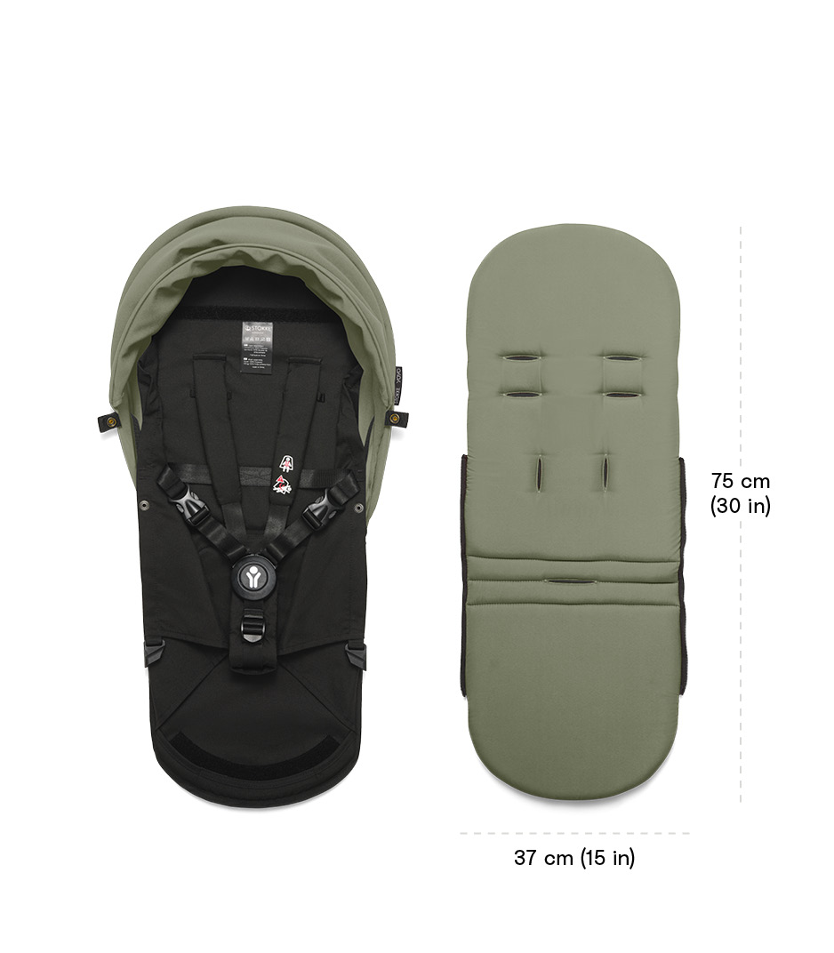 Pack recién nacido 0+ Stokke® YOYO® - Ginger, , Dimensions